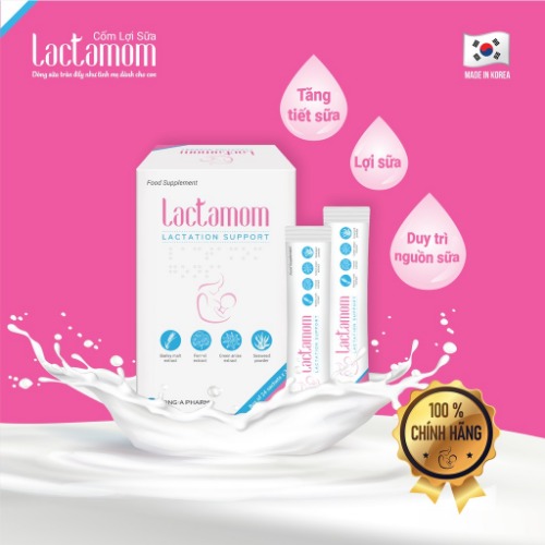  Lactamon hỗ trợ tăng tiết lượng sữa, đảm bảo duy trì lượng sữa dồi dào