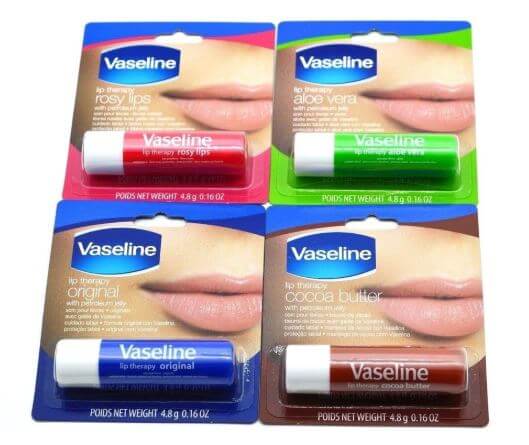 Son dưỡng môi Vaseline với 4 màu sắc cho chị em lựa chon