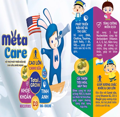Meta Care- dòng sữa được chuyên gia dinh dưỡng khuyến cáo sử dụng