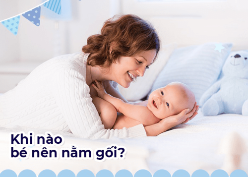 Trẻ sơ sinh có nên nằm gối không?