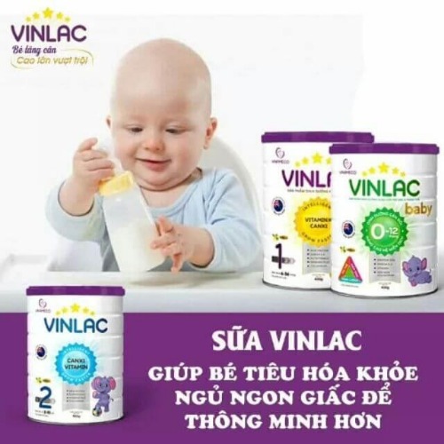 Sữa Vinlac được bổ sung Kẽm, Selen, FOS- chất xơ hòa tan giúp cải thiện hệ tiêu hóa