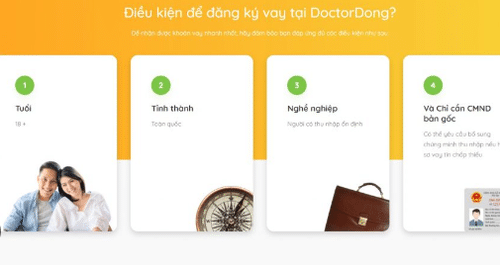 Điều kiện khi vay Doctor Đồng